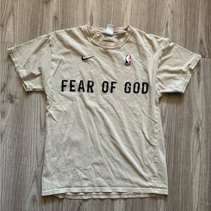 Fear of God NBA Beige T-Shirt